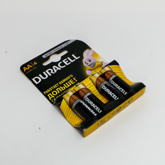 Батарейки Duracell PROFESSIONAL АА 4 штуки (дешевые)
